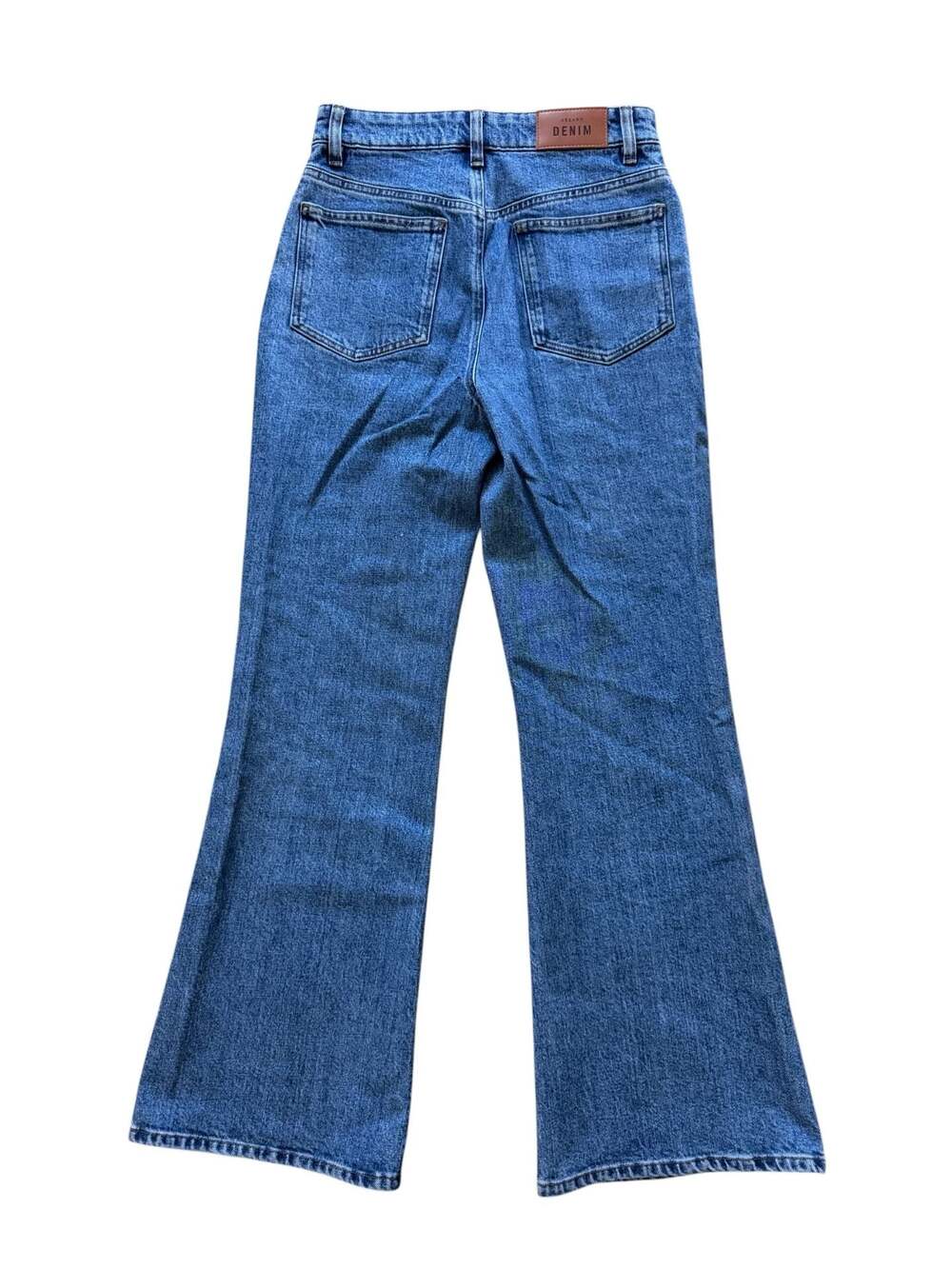 Sézane Le Flare Bleu Denim Jeans - Picture 2 of 6